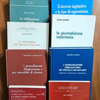 Lotto 10 libri di Diritto e Procedura Civile CEDAM