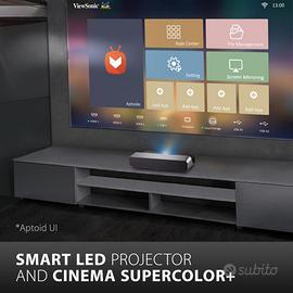 viewsonic x1000-4k proiettore a muro