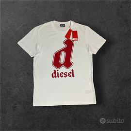 T-shirt diesel bianca xl