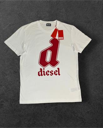 T-shirt diesel bianca xl