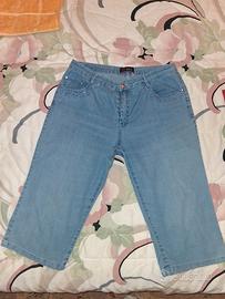 Pantaloni Jeans elasticizzati Capri / Pinocchietti
