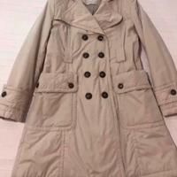 Zara Piumino Cappotto Donna trench donna L beige