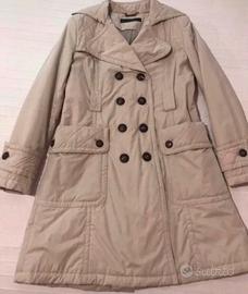 Zara Piumino Cappotto Donna trench donna L beige