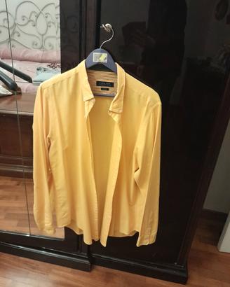 Camicia gialla da uomo, Zara