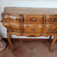 cassettiera consolle barocca 