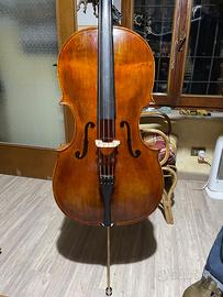 Violoncello antichizzato di liuteria