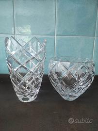 coppia vasi di cristallo Rogaska 