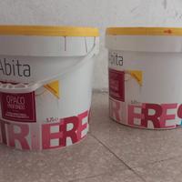 2 bidoni di Pittura lavabile Sestriere rossa