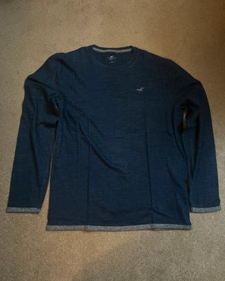 Maglietta maniche lunghe hollister