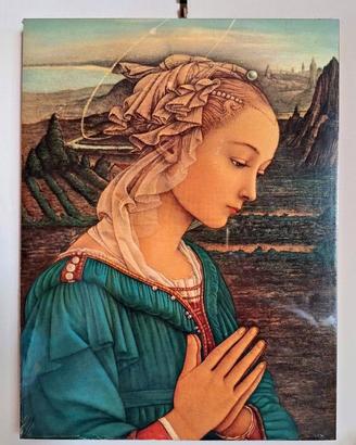 Stampa su legno Madonna. Arte sacra. Filippo Lippi