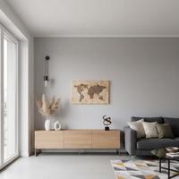 quadro string art mappamondo