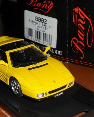 Ferrari 348 TS del 1989 Bang 8002 scala 1:43