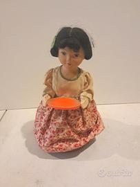 Bambola meccanica orientale vintage