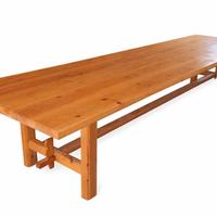 Tavolo in legno massello 3,5 m + 10 sedie