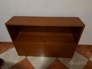 3 mobiletti contenitivi marrone