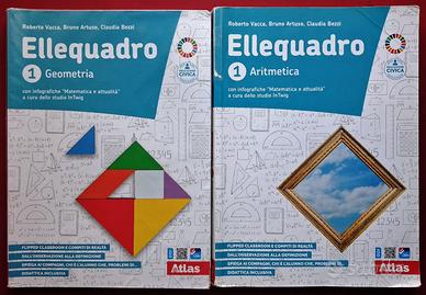 Ellequadro Aritmetica 1 + Geometria 1 - Atlas