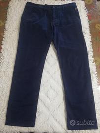 Pantaloni Montezemolo Slim Cotone Uomo Taglia 46 