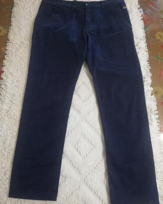 Pantaloni Montezemolo Slim Cotone Uomo Taglia 46 
