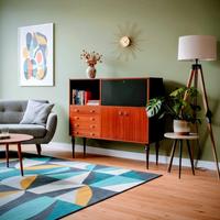 🟠 Mobile Highboard Vintage Mid-Century anni '50 