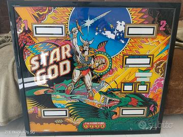 Vetro originale  verticale del Flipper Star God an