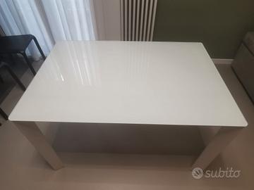 Tavolo Bontempi Niko allungabile vetro extrawhite