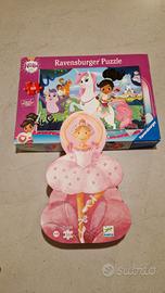 Puzzle Bambina"La Ballerina con il Fiore"e "Nella"