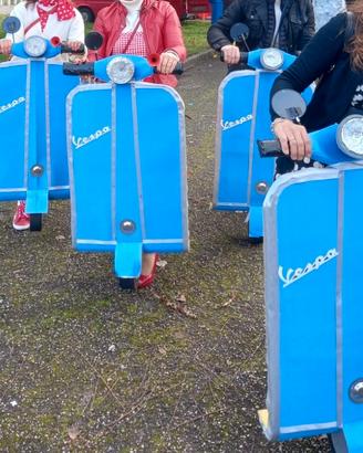 Moto Vespa per Carnevale