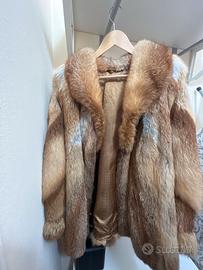 Pelliccia vera volpe rossa