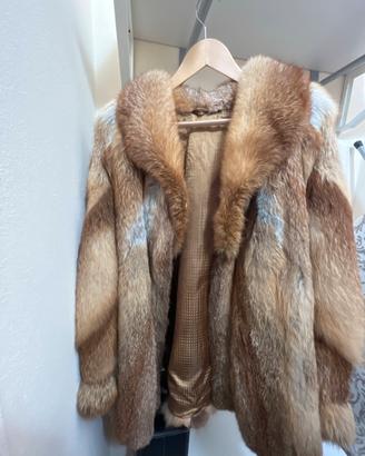 Pelliccia vera volpe rossa