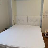 Letto mattimoniale a scomparsa con tavolo
