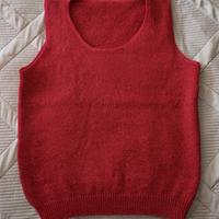 canotta donna in pura lana