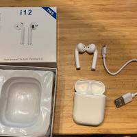 Auricolari bluetooth, i12