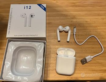 Auricolari bluetooth, i12