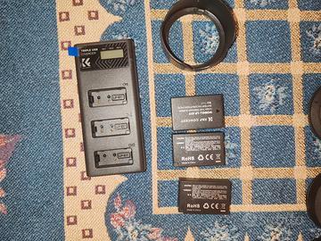 Lotto accessori Canon EOS R50 - Batterie K&F LP-E1