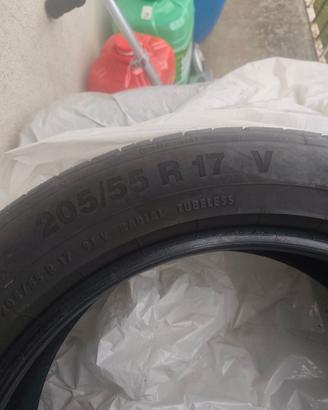 gomme estive 205 / 55 R 17