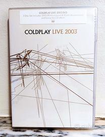 1 DVD + 1 CD "COLDPLAY LIVE 2003" con booklet