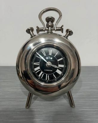 Orologio da tavolo acciaio inox con tre piedi