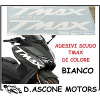 coppia adesivi scudo tmax 500 BIANCO