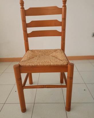 SEDIA LEGNO MASSELLO