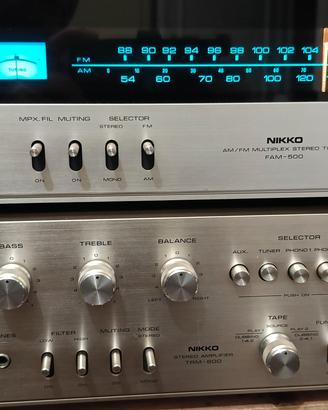 NIKKO SINTO FAM 500 E AMPLI STEREO TRM 600