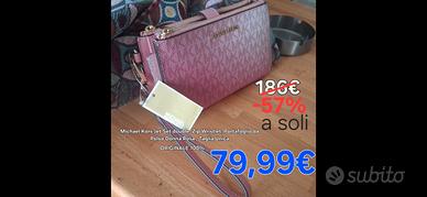 Michael kors portafoglio doppia zip