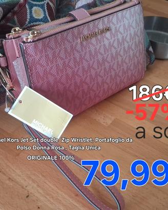 Michael kors portafoglio doppia zip