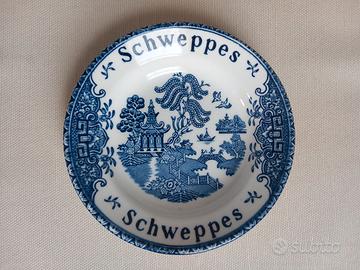 Piattino pubblicità "Schweppes" Enoch Wedgwood