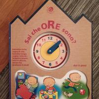 libro per imparare a leggere l'orologio