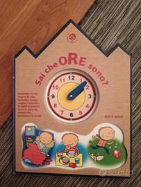 libro per imparare a leggere l'orologio