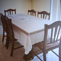 Tavolo con 6 sedie