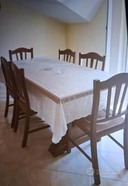 Tavolo con 6 sedie