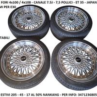 Cerchi In Lega Da 17" Japan Racing JR9 4x100 - 108