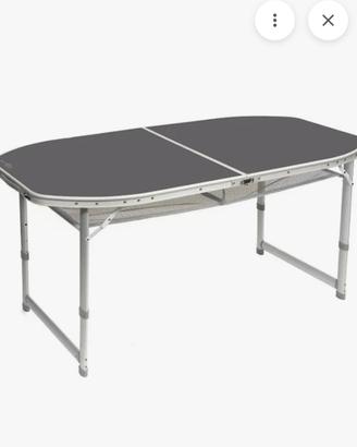 tavolo a valigia 150x80 in alluminio