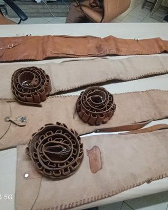 cartucciera di pelle argigianale